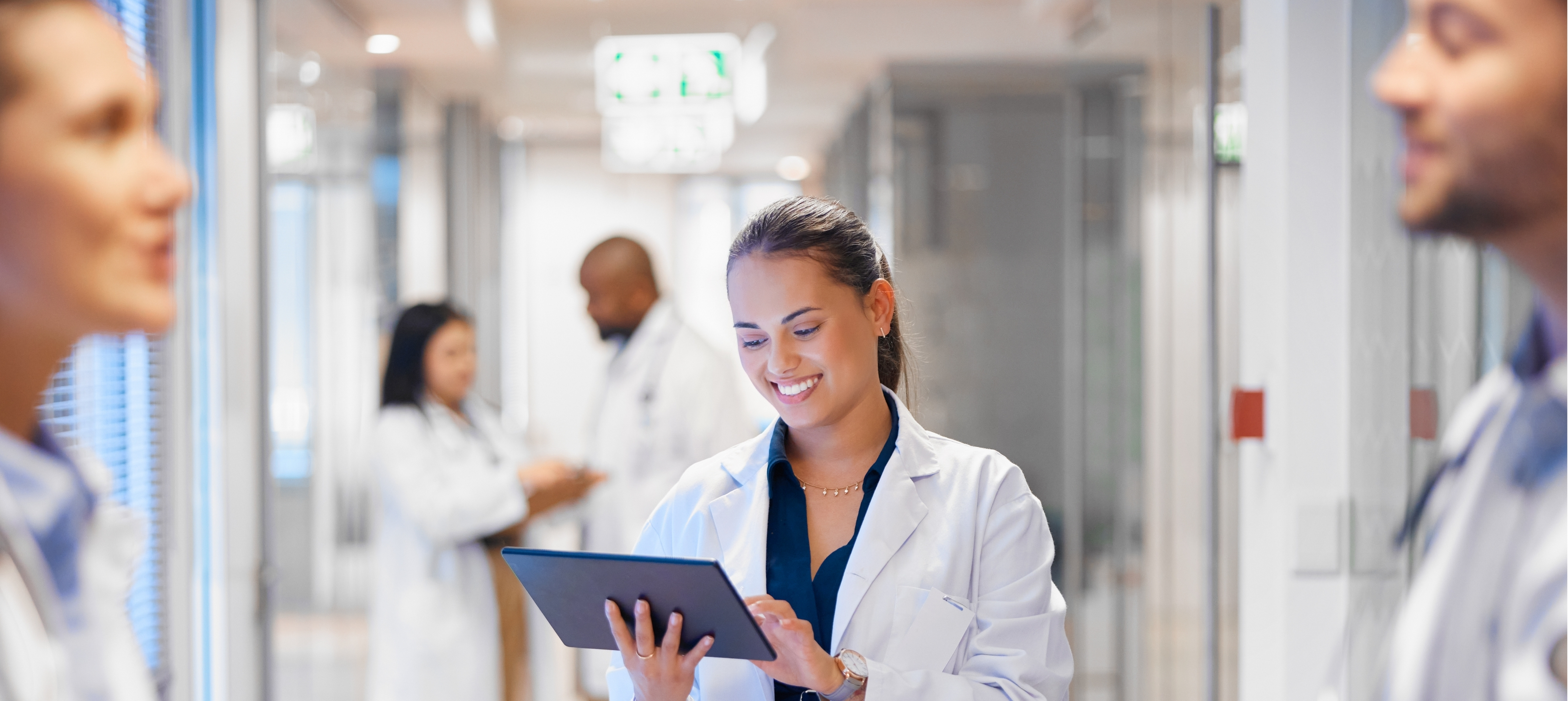 Rheumatology researchers in a lab.