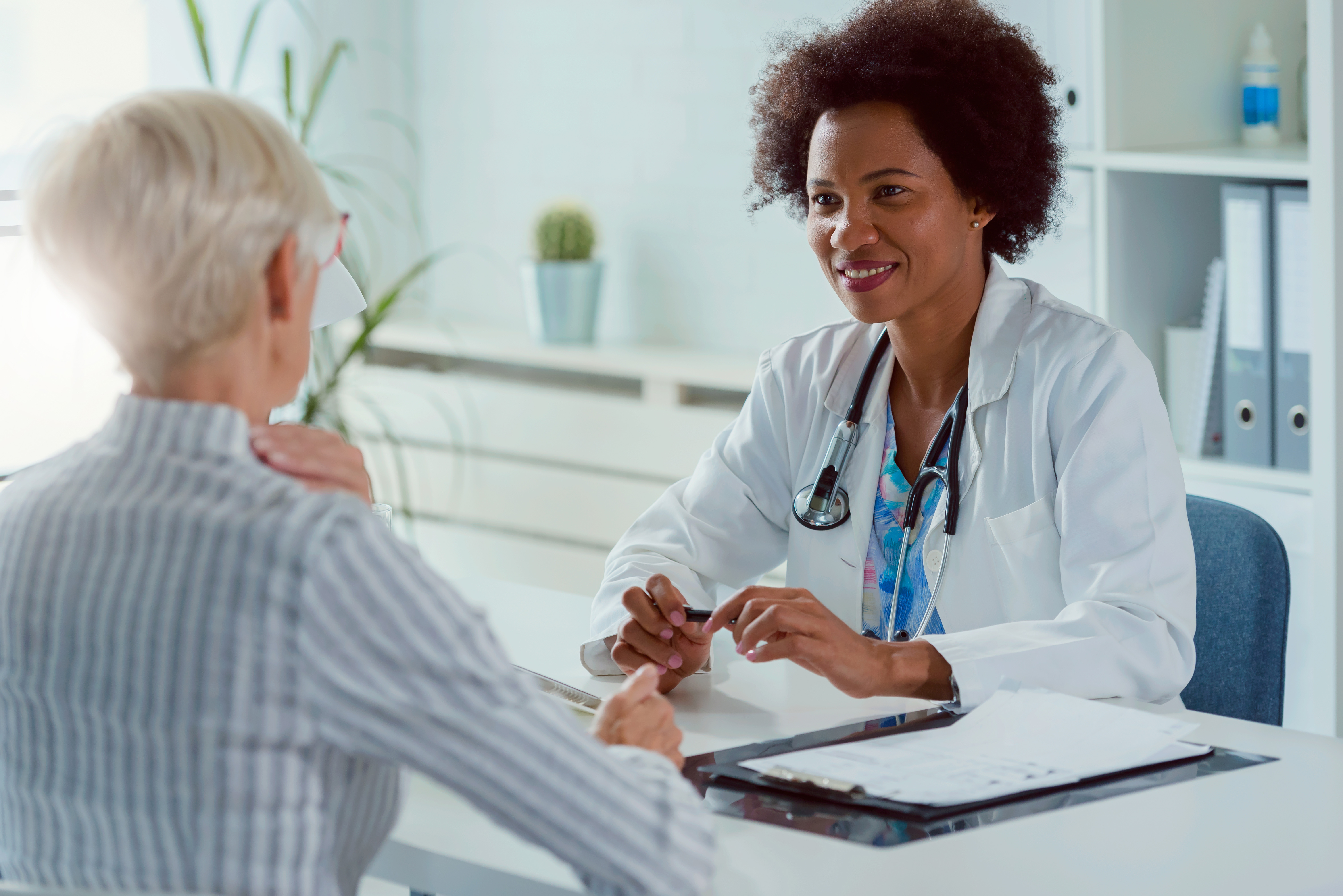 doctor with patient