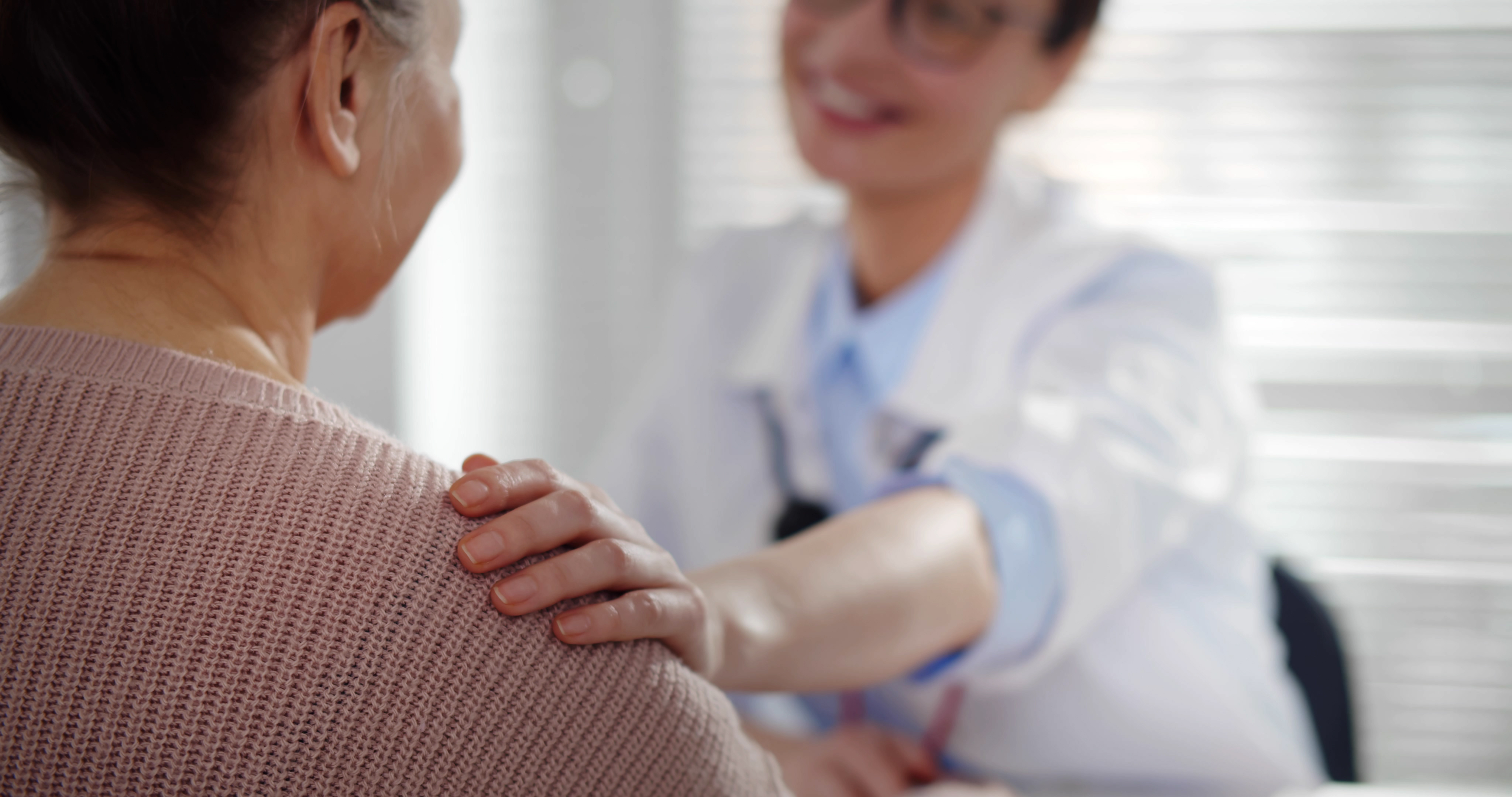 Patient with doctor